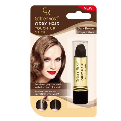 GOLDEN ROSE Gray Hair Touch-Up Stick 02 Dark Brown 5.2g